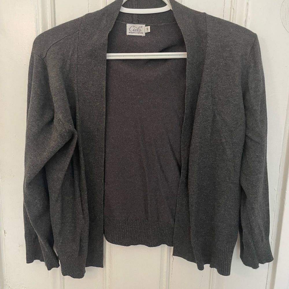 Dark Grey Cardigan